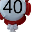 balon foliowy samopompujacy 40 urodziny traffic top ten 3 rnd