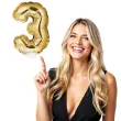 balon foliowy samopompujacy cyfra 3 zloty godan 9 dgt