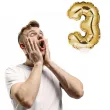 balon foliowy samopompujacy cyfra 3 zloty godan 9 dgt
