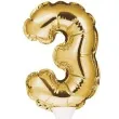 balon foliowy samopompujacy cyfra 3 zloty godan 9 dgt