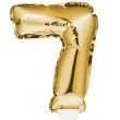 balon foliowy samopompujacy cyfra 7 zloty godan 9 dgt