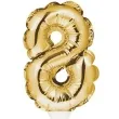 balon foliowy samopompujacy cyfra 8 zloty godan 9 dgt