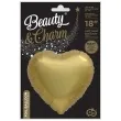 balon foliowy serce beauty and charm zloty godan 18 hrt