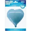balon foliowy serce blekitny godan 18 hrt