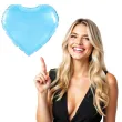 balon foliowy serce blekitny partypal 18 hrt