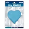 balon foliowy serce blekitny partypal 18 hrt