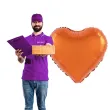 balon foliowy serce classic pomaranczowy partypal 18 hrt