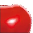 balon foliowy serce czerwony jix 24 hrt
