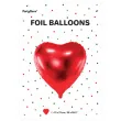 balon foliowy serce duze czerwony partydeco 28 hrt