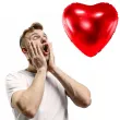 balon foliowy serce duze czerwony partydeco 28 hrt