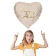 balon foliowy serce forever and always folat ecru 18 hrt