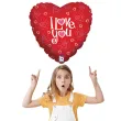 balon foliowy serce i love you betallic 18 hrt
