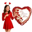 balon foliowy serce i love you forever czerwony betallic 18 hrt