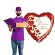 balon foliowy serce i love you forever czerwony betallic 18 hrt