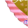 balon foliowy serce i love you w paski grabo 18 hrt