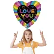 balon foliowy serce love neon grabo 18 hrt
