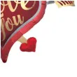 balon foliowy serce love you amscan 34 hrt