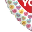 balon foliowy serce love you colors betallic 18 hrt
