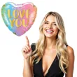 balon foliowy serce love you ombre qualatex 18 hrt
