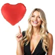 balon foliowy serce matowe czerwony partypal 18 hrt