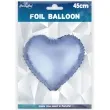 balon foliowy serce matowe granatowy partypal 18 hrt
