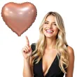 balon foliowy serce matowe rozowe zloto godan 18 hrt