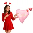 balon foliowy serce przebite strzala rozowy partydeco 21 shp