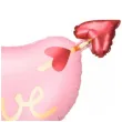 balon foliowy serce przebite strzala rozowy partydeco 21 shp