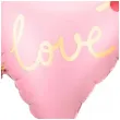 balon foliowy serce przebite strzala rozowy partydeco 21 shp