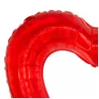 balon foliowy serce ramka dwukolorowa czerwony srebrny partypal 28 hrt