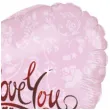 balon foliowy serce rose i love you rozowy betallic 18 hrt
