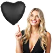 balon foliowy serce satynowe czarny amscan 17 hrt