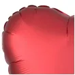 balon foliowy serce satynowe czerwony amscan 17 hrt