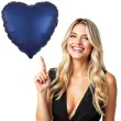 balon foliowy serce satynowe granatowy amscan 17 hrt