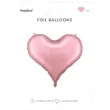 balon foliowy serce satynowe rozowe jasne partydeco 29 hrt