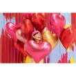 balon foliowy serce satynowe rozowy partydeco 29 hrt