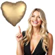 balon foliowy serce satynowe zloty amscan 17 hrt