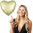 balon foliowy serce satynowe zolty jasny amscan 17 hrt