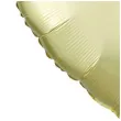 balon foliowy serce satynowe zolty jasny amscan 17 hrt