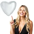 balon foliowy serce srebrny flexmetal 4 hrt