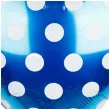 balon foliowy serce w kropki niebieskie jix 18 hrt