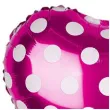 balon foliowy serce w kropki rozowe jix 18 hrt