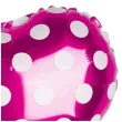 balon foliowy serce w kropki rozowe jix 18 hrt