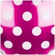 balon foliowy serce w kropki rozowe jix 18 hrt