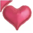 balon foliowy serce wklesle czerwony metallic takarakosan 18 5 szt hrt