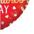 balon foliowy serce z konfetti czerwony qualatex 18 hrt