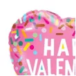 balon foliowy serce z konfetti qualatex 18 hrt