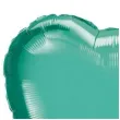 balon foliowy serce zielony chrom qualatex 18 hrt