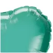 balon foliowy serce zielony chrom qualatex 18 hrt