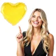 balon foliowy serce zloty partypal 18 hrt